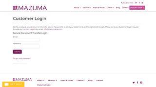 Customer Login | Mazuma Business Accounting - Mazuma USA