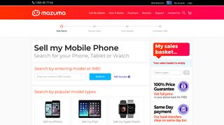 Sell My Mobile: Recycle Old Mobile Phones & Tablets | Mazuma