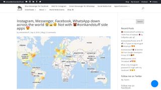 Instagram, Messenger, Facebook, WhatsApp down across the world ...