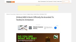 [Video] MBCA Bank Officially Re-branded To Nedbank Zimbabwe ...