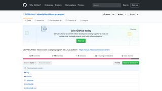 GitHub - ARMmbed/mbed-client-linux-example: DEPRECATED: mbed ...