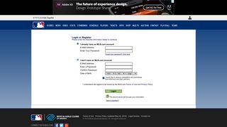 Account Management - Login/Register | MLB.com