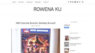 MBO Starclub Benefits: Birthday Reward! - ROWENA KU - by Rowena