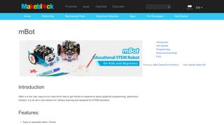 mBot – Open-source Arduino Robot Building Platform|Makeblock ...
