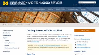 Getting Started with Box at U-M / U-M Information and Technology ...