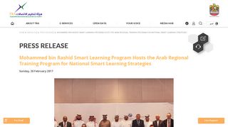 Mohammed bin Rashid Smart Learning Program Hosts the Arab ...