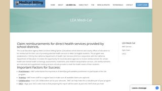 LEA Medi-Cal | Medical Billing Technologies, Inc. | Medical Billing ...