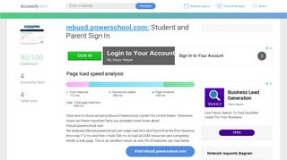 Access mbusd.powerschool.com. Student and Parent Sign In