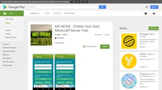 MC-NODE - Create Your Own Minecraft Server Free - Apps on Google ...