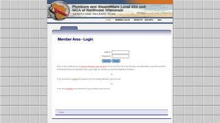 Member Login - Local 434 Benefits Web Site