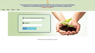 Commissioner & Competent Authority State ... - LOG IN - MCAER