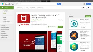 McAfee Mobile Security: Web Scan, AppLock, Booster - Apps on ...