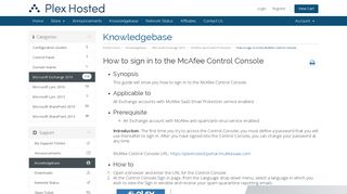 How to sign in to the McAfee Control Console - Knowledgebase ...