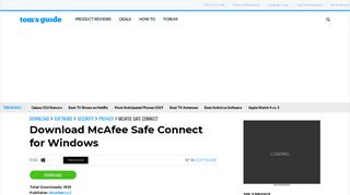 Download McAfee Safe Connect (Free) for Windows