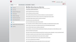 McAfee Security-as-a-Service - McAfee ASAP