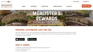 Rewards Program | McAlister's App - McAlister's Deli