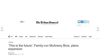 'This is the future': Family-run McAneny Bros. plans expansion | News ...