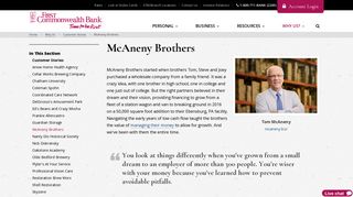 McAneny Brothers | First Commonwealth Bank