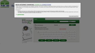 MCB Internet Banking Terms & Conditions