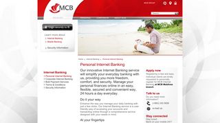 Personal Internet Banking | Internet Banking | MCB Maldives