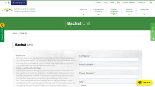 Bachat Unit - MCB-Arif Habib Savings and Investments Limited