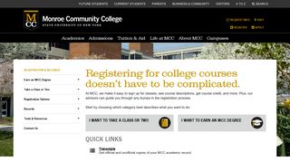 Registration & Records | Monroe Community College | Rochester, NY