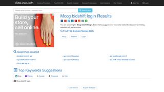 Mccg bidshift login Results For Websites Listing - SiteLinks.Info