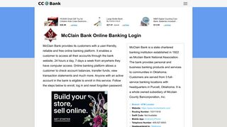 McClain Bank Online Banking Login - CC Bank