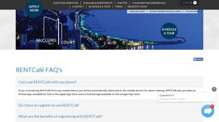 RENTCafé FAQ's - McClurg Court | Apartments in Chicago, IL |