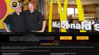 Contact Us - Courtesy Corporation - McDonald's