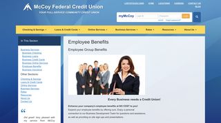 Employee Group Benefits - Business Services - McCoy Federal Credit ...