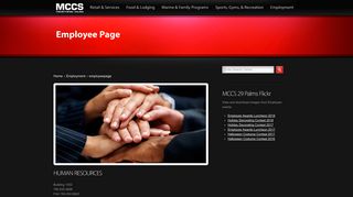 Employee Page - MCCS 29 Palms