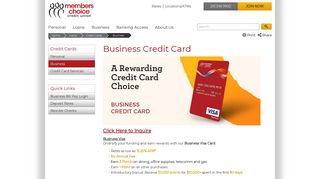 Business Credit Card | Members Choice Credit Union | Houston, TX