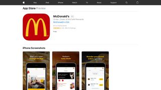 McDonald's on the App Store - iTunes - Apple