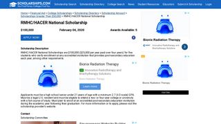 RMHC/HACER National Scholarship - Scholarships.com