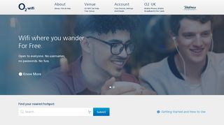 O2 Wifi - Fast internet, that's free and safe