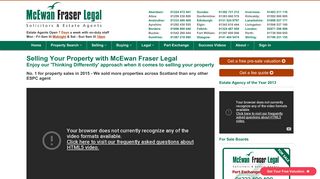 Selling With Us | McEwan Fraser Legal Solicitors and Estate Agents