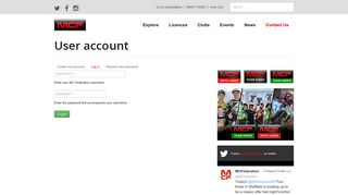 User account | MC Federation
