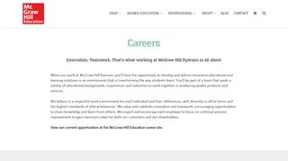 Careers | McGraw-Hill Education Canada