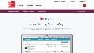 Create. Build Your Book. Your Way. - McGraw-Hill Education