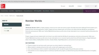 Number Worlds - Mathematics - Schools - McGraw-Hill Education