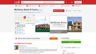 McHenry Bank & Trust - Get Quote - Banks & Credit Unions - 2730 W ...