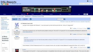 Windows 8 and e-mail - Mediacom | DSLReports Forums