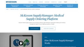Medical Supply Catalog and Online Ordering | McKesson