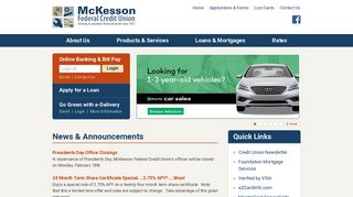 McKesson Federal Credit Union - Home