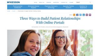 Make Patient Portals Work | McKesson