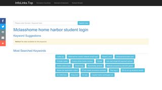 Mclasshome home harbor student login Search - InfoLinks.Top