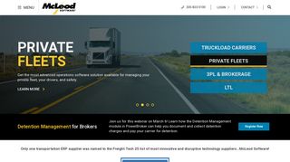 McLeod Software: Trucking Software - Trucking & Transportation ...