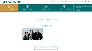 employees - McLeod Health