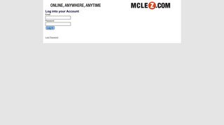 Continuing Legal Education Online Login - MCLEZ - MCLEZ.com